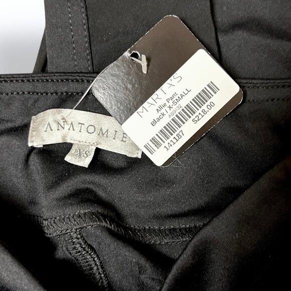 NWT Anatomie Allie Hybrid Jogger Tight 2 Tone Black Travel Pant Sz XS Pull on - Picture 10 of 10